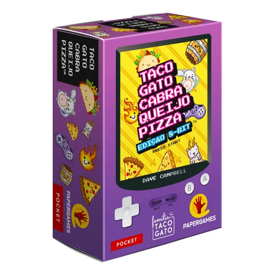 Jogo Taco Gato Cabra Queijo Pizza Edição 8-bit Papergames