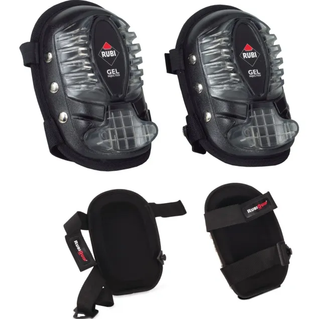 Rodillera De Trabajo Seguridad Gel Duplex Rubi Profesional
