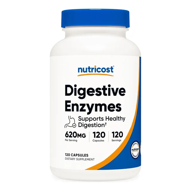 Enzimas Digestivas Compuesto 620mg Buena Digestion 120 Caps Sabor Sin sabor
