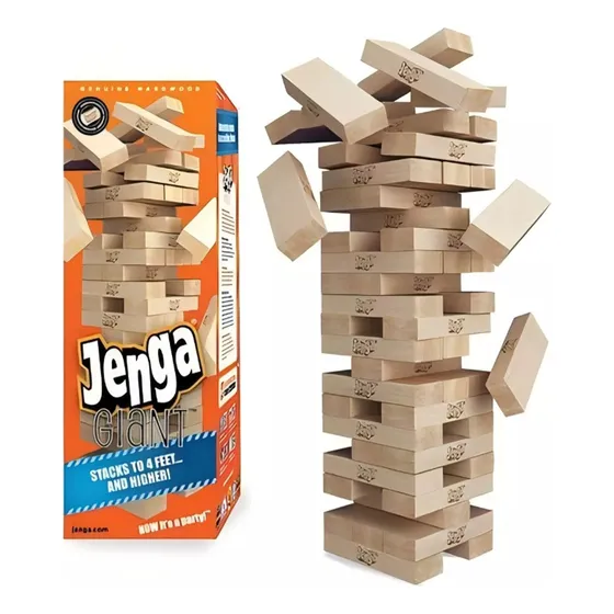 Juego De Mesa Hasbro Gaming Jenga Clásico De Madera +6 Años