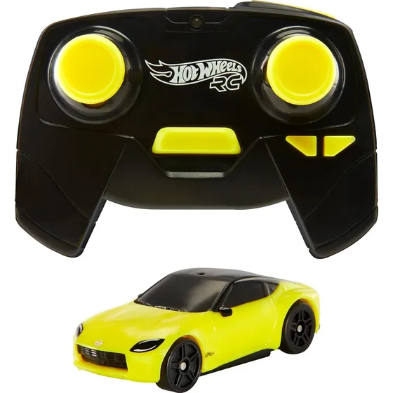 Auto Rc Control Remoto Hot Wheels Nissan Z Escala 1:64 Bgd Color Amarillo