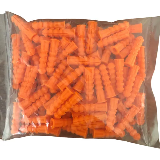 Ramplug Naranja 3/8 Paquete De 100 Unidades