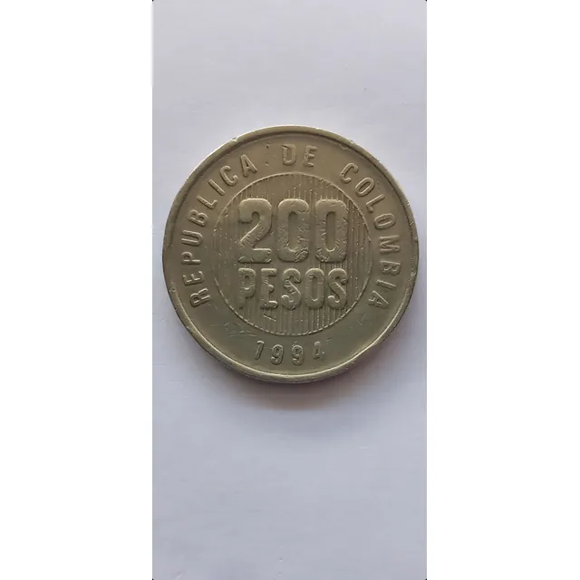 Moneda Quimbaya 200 Pesos 1994, Casa De La Moneda Co