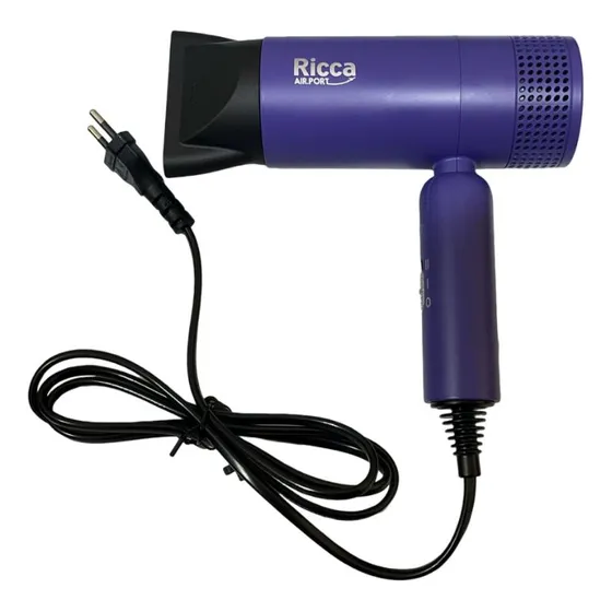 Airport Secador De Cabelo Viagem Ricca Bivolt Manual