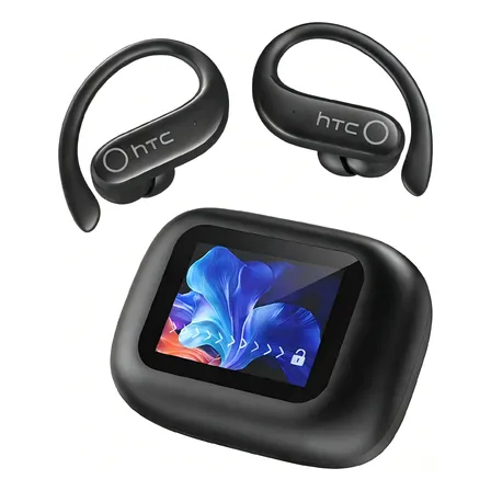 Audífonos Bluetooth Htc Ne61 Traductor Ia Touch Negro