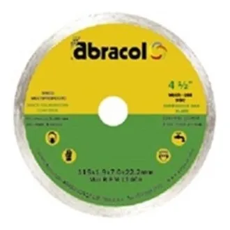 Disco Diamantados 4 1/2 Continuo Multipropósito Abracol