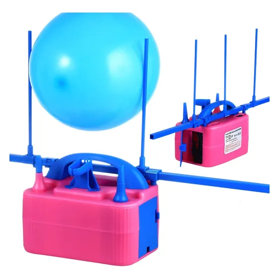 Inflador Electrico Con Calibrador Y Amarra Globos