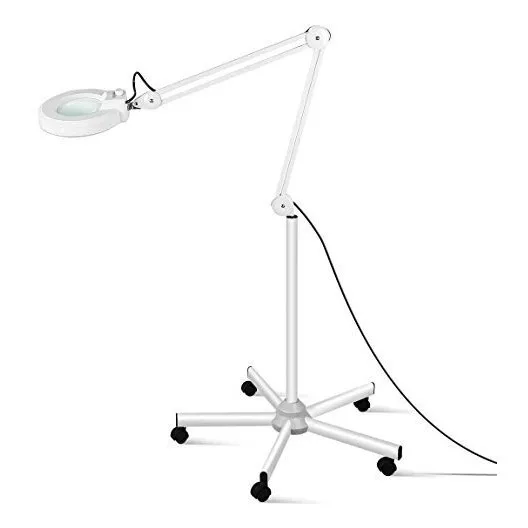 Led Lámpara De Pie, Innqoo Led Luz De Esteticista, Lupa Con 