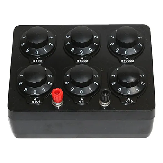 Medidor De Resistencia Decimal De 0-9999 Ohmios, Interruptor