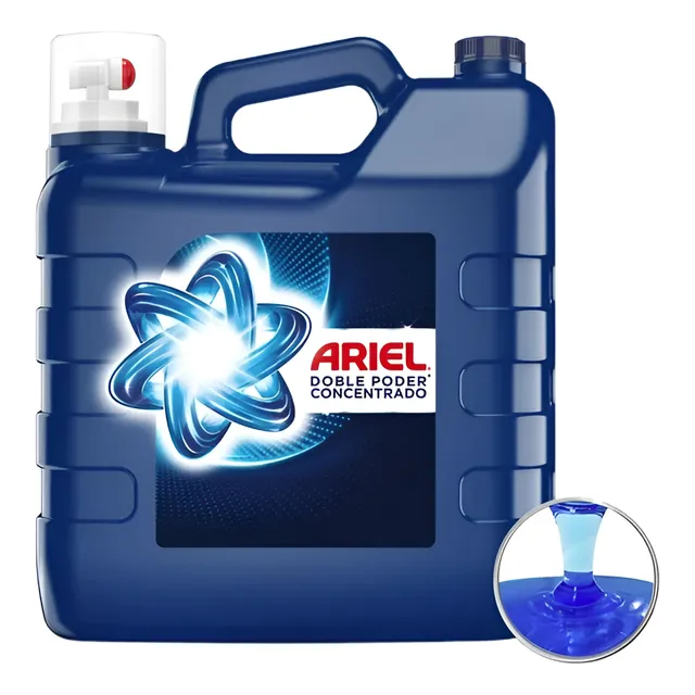 Detergente Líquido Ariel Doble Poder Concentrado 8 Lts