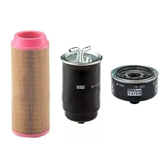 Kit 3 Filtros P/ Nissan Frontier Mwm Electronica C/ Sensor