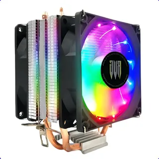 Cooler Processador Duplo Rgb Cpu Am5 Am4 Am3 775 1150 X99