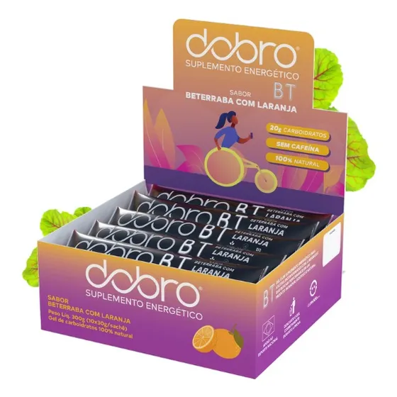 Dobro Bt Gel De Carboidrato - 10 Unidades De 30 Gramas Cada