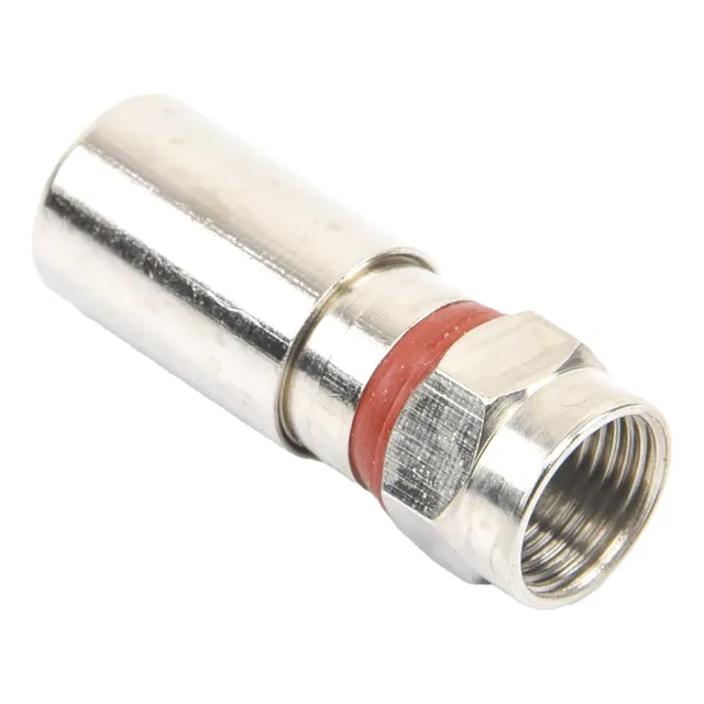 Conector F Macho De Compresión Epcom, 10pza, Tt-con-510-rg6