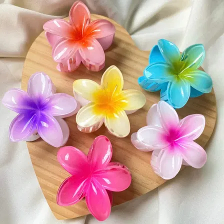 Kit 12 Presilhas Piranha Flor Prendedor Blogueira Moda Luxo Sortidas/aleatorias
