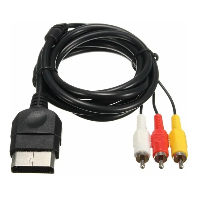 Cable Av Audio Video Rca Para Consola Xbox Clasico 1