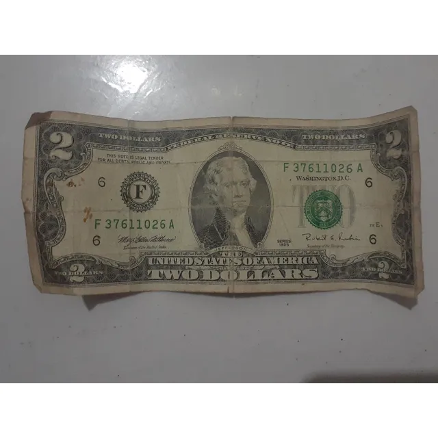 Vendo Billete De Dos Dólares De 1995