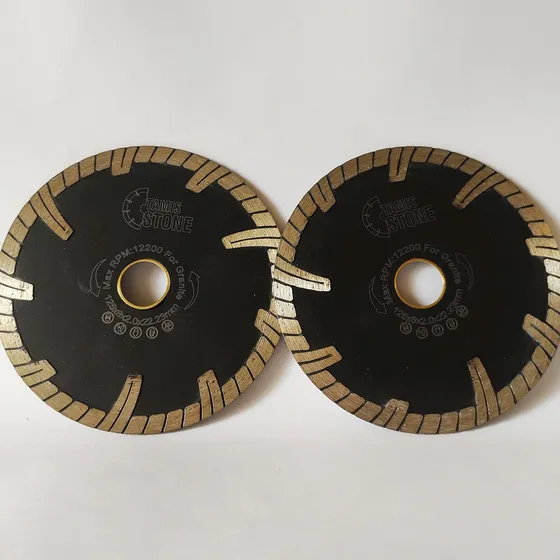 Disco Para Corte Turbo Granito Y Otras Piedras 5 Pulgadas Negro