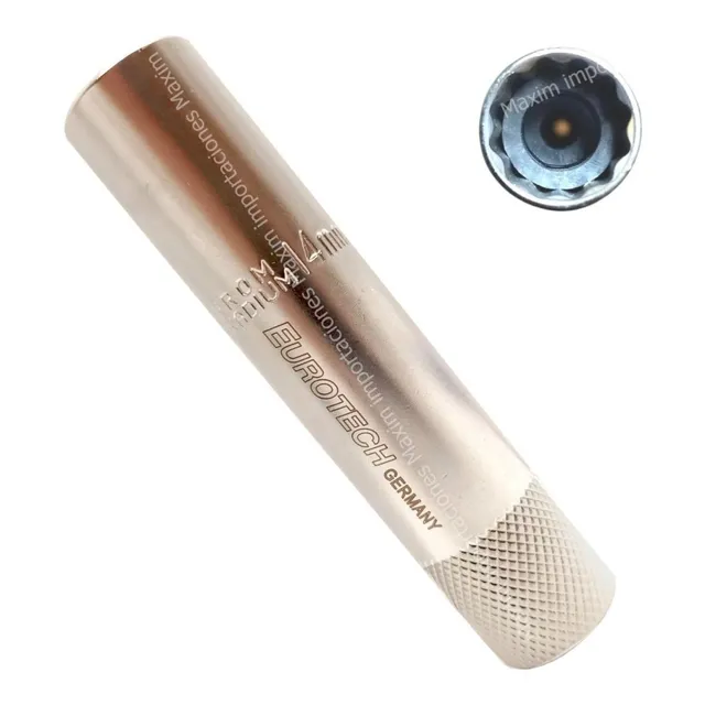 Tubo Saca Bujia 14 Mm - Largo 90 Mm. - Eurotech