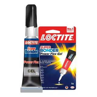 Cola Super Bonder Power Flex Gel FlexĂvel Extra Forte Loctite 2g Cola Super Bonder Power Flex Gel FlexĂvel Extra Forte Loctite 2g