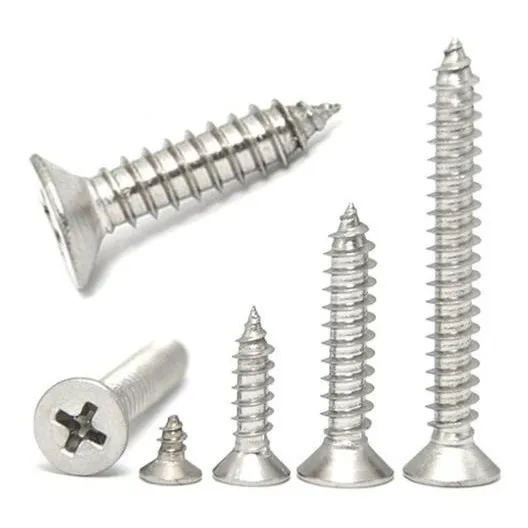 Tornillo Autorroscante Cabeza Plana Phillips 8 X 1 (200 Und)