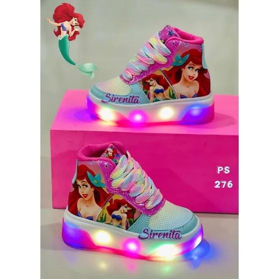 Bota Deportivo Niña Con Luces.