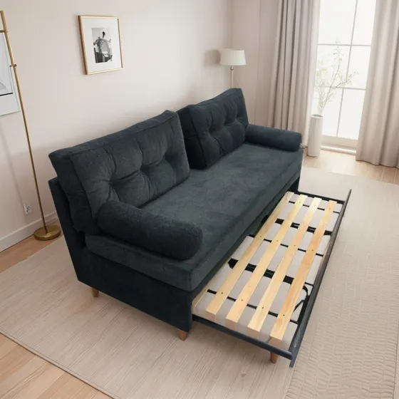 Sofa Sillon Divan Cama Con Carro Elevable Automatico Living