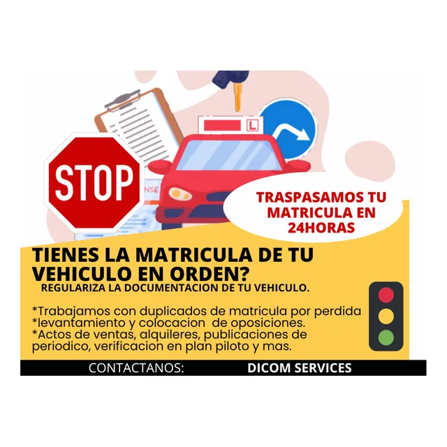 Traspaso De Matrícula Del Vehículo