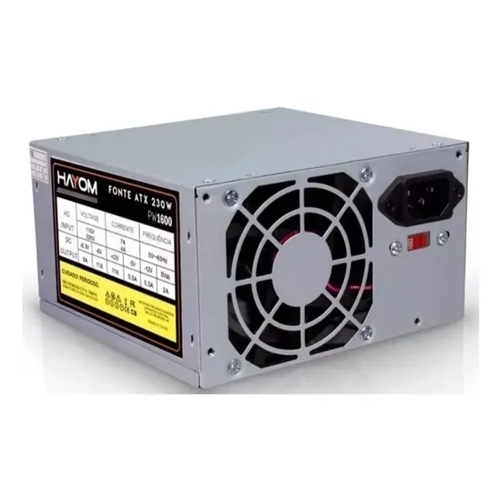 Fonte De Alimentacao 230w Atx Hayom - 110/220v - Pw1600