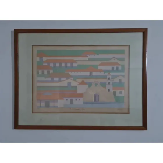 Serigrafia Cuadro Grande Elena Gil Serigrafia Original M3