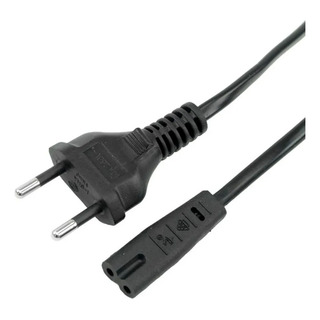 Kit 10 Cabo De Força Bipolar Tipo 8 Impressora Tv Rádio Kit 10 Cabo De Força Bipolar Tipo 8 Impressora Tv Rádio
