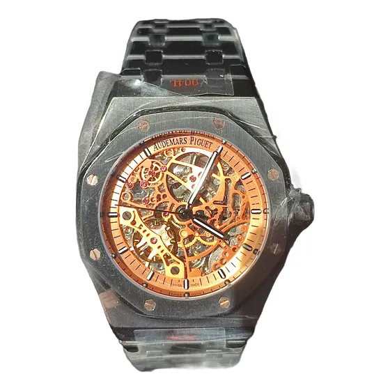 Reloj Audemars Piguet Automatico Negro Negro Naranja