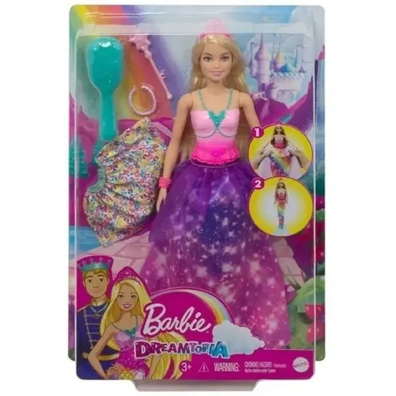 Barbie Dreamtopia Muñeca Modelo Princesa Caja Rota