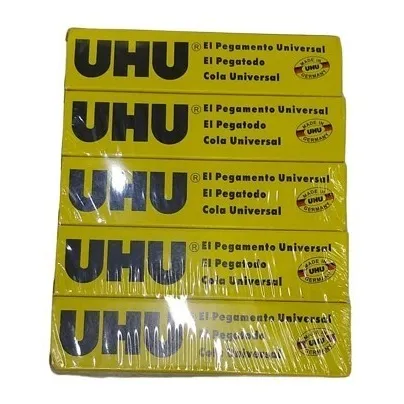 Pack De 10 Unidades - Pega Pegamento  Uhu 35 Ml 