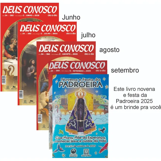Deus Conosco Dia A Dia  Tradicional Kit Para 4 Meses