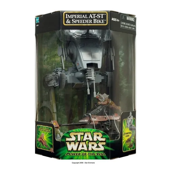 Star Wars At-st Power Of The Jedi (speeder Bike) 