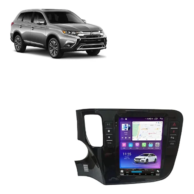Multimídia Android Tesla Navpro Mitsubishi Outlander 4/64gb