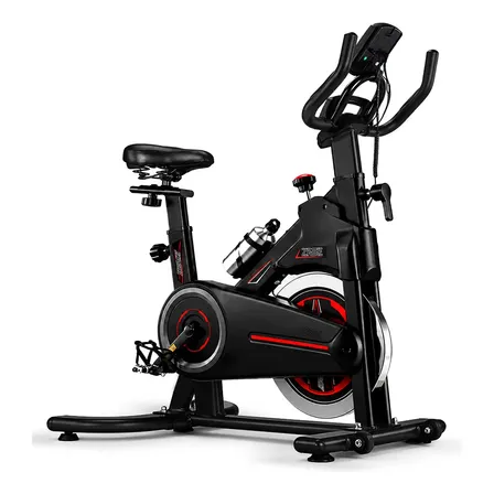 Bicicleta Spinning Magnética 130kg Silenciosa 10kg Zrse Casa Preto 1.5v