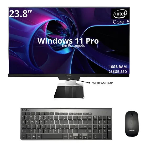 Computador Completo Intel I5 All In One 16gb Ssd256gb Win11
