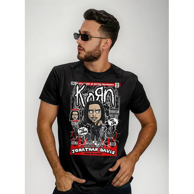 Remera Korn Funko Jonathan Davis Metal