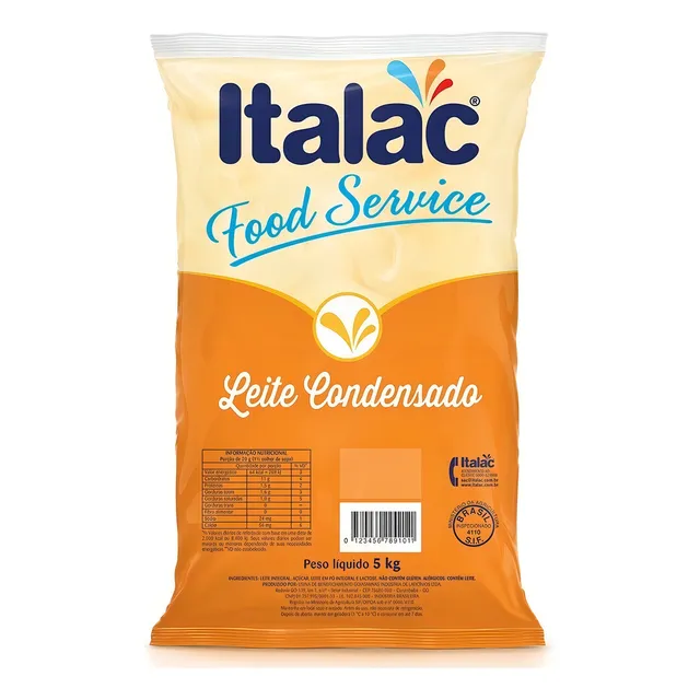 5kg Leite Condensado Italac Bag
