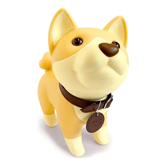 Juguete Muñeco Alcancia Perro Shiba Inu Reutilizable