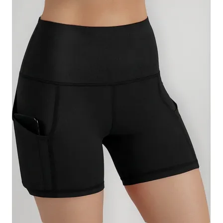 Calidad Leggins Deportivos Yoga Moldeador Corta Mujer
