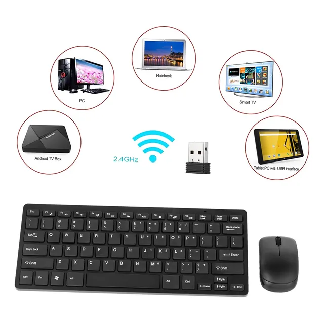 Conjunto De Teclado Y Ratón Led Para Juegos, Combinación Ina