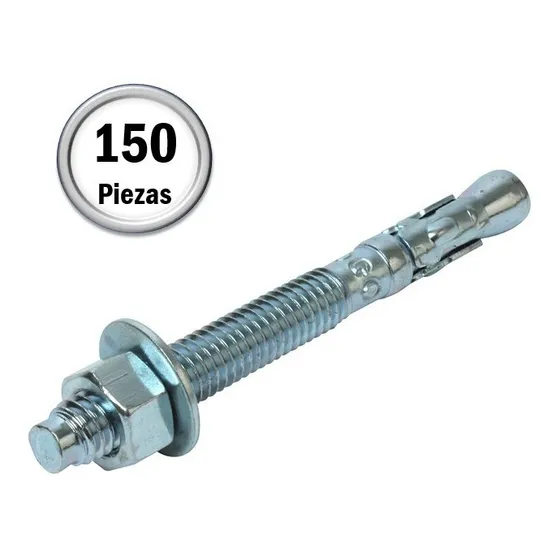 150 Anclas Galvanizadas Tipo Arpón De 5/16- 18 X 2-3/4