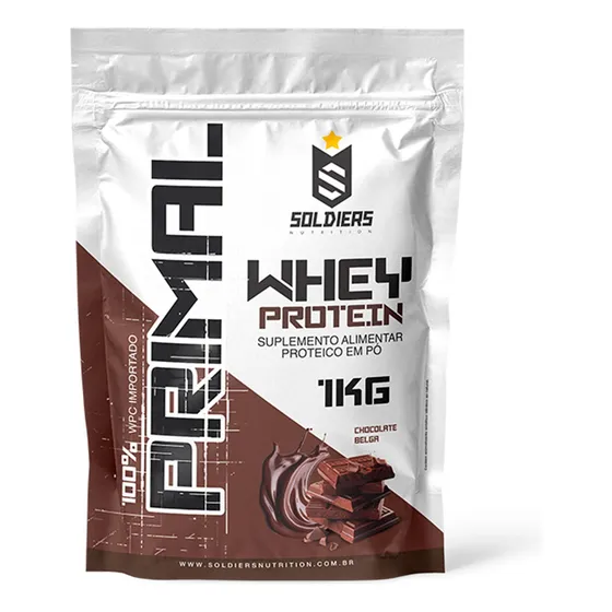 Whey Protein Primal 1kg - Importado - Soldiers Nutrition