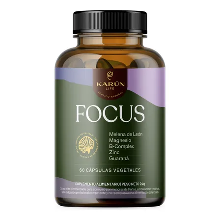 Focus Claridad Mental Y Cognitiva 60 Cap Karun Life