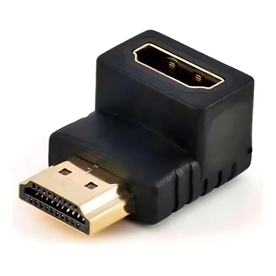 Adaptador Hdmi 90 Graus Em L Macho X Fêmea 1.4 P/ Tv Parede