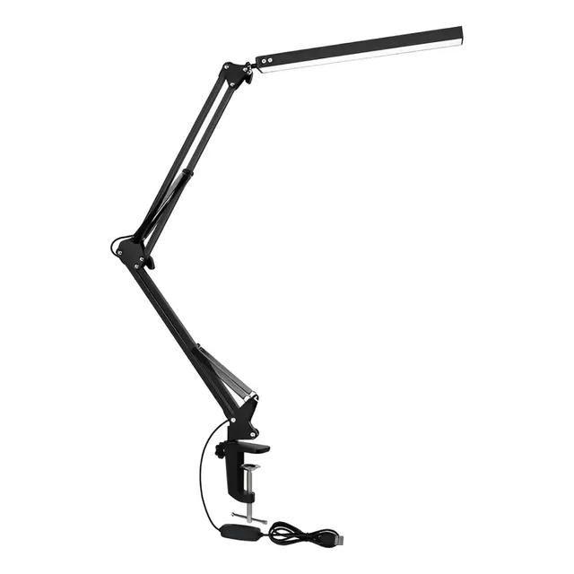 Lámpara Escritorio Led Usb Flexible 3 Modos Luz Metal Select