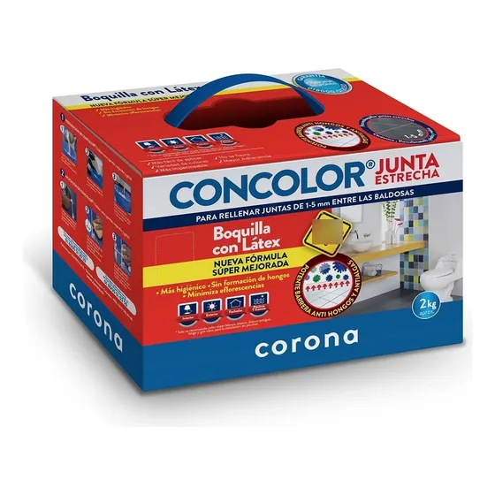 Boquilla Con Látex Corona Super Blanco Para Juntas Estrechas